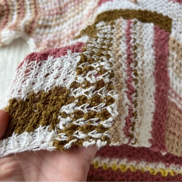 Free People Bayside Knit Tunic Pullover in the Romance Combo​​​ size large - Picture 7 of 15